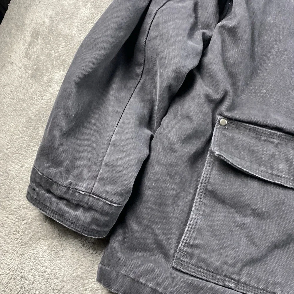 Levis Thick Coat‎ Full Zip Mens Large Black Long Sleeve